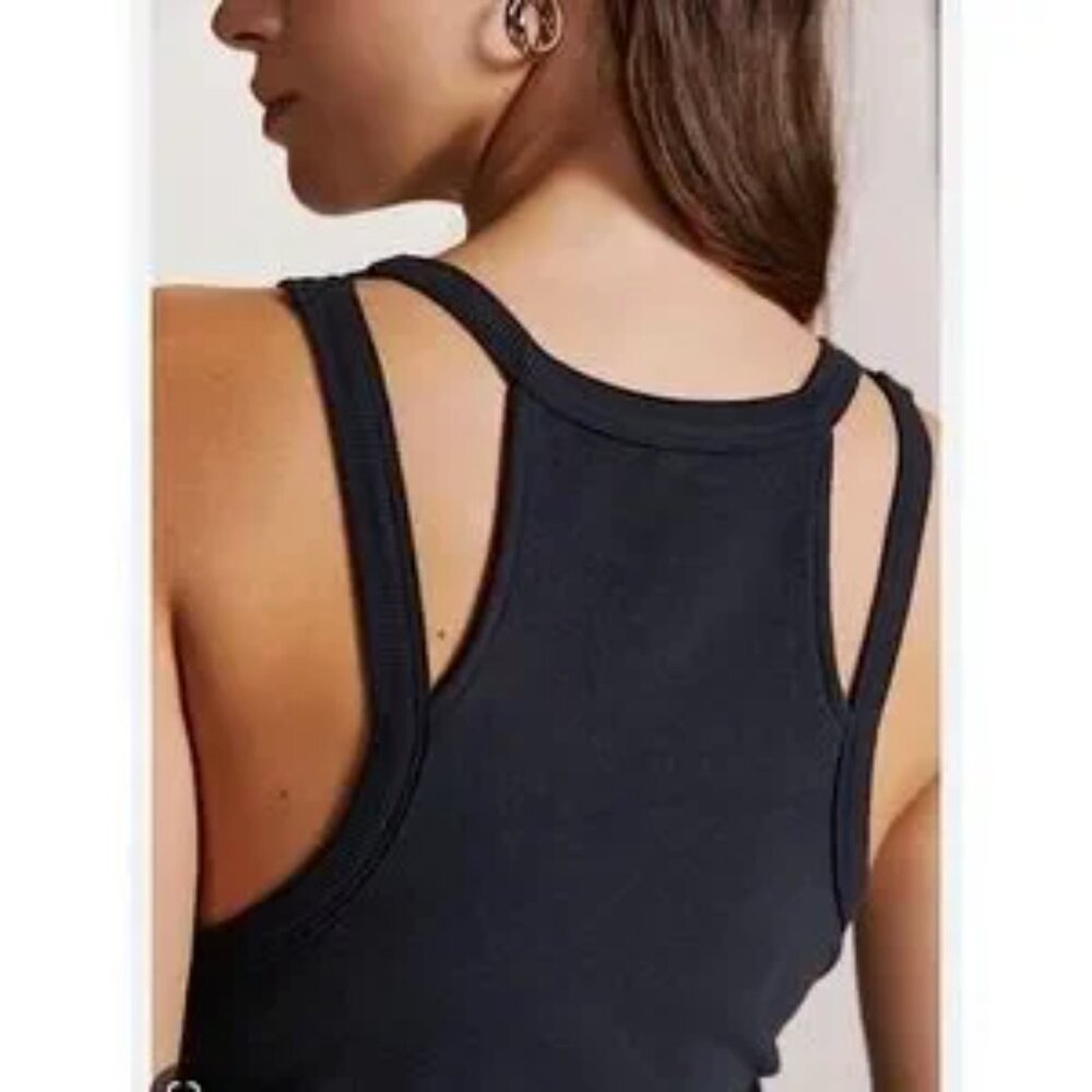 043 Daily Practice by Anthropologie Mini Dress Navy NWOT/Size Large - Picture 5 of 11